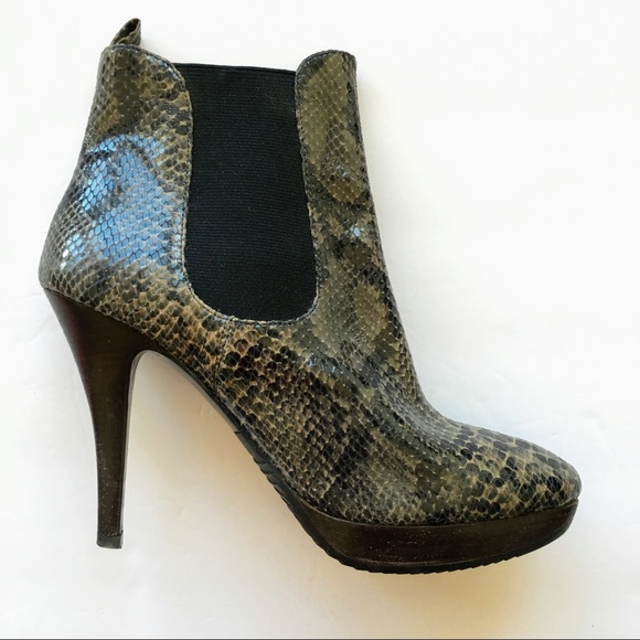 Michael Kors | Shoes | Michael Kors Snakeskin Boots 8 | Poshmark